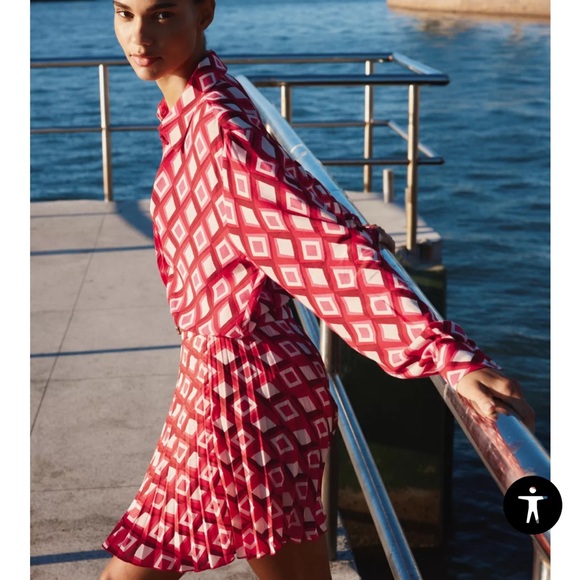 Geometric Patterned blouse - Picture 2 of 6